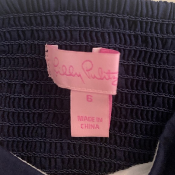 Lilly Pulitzer Rilee Dress Multi Sailor Patch Size 6 - Picture 6 of 7